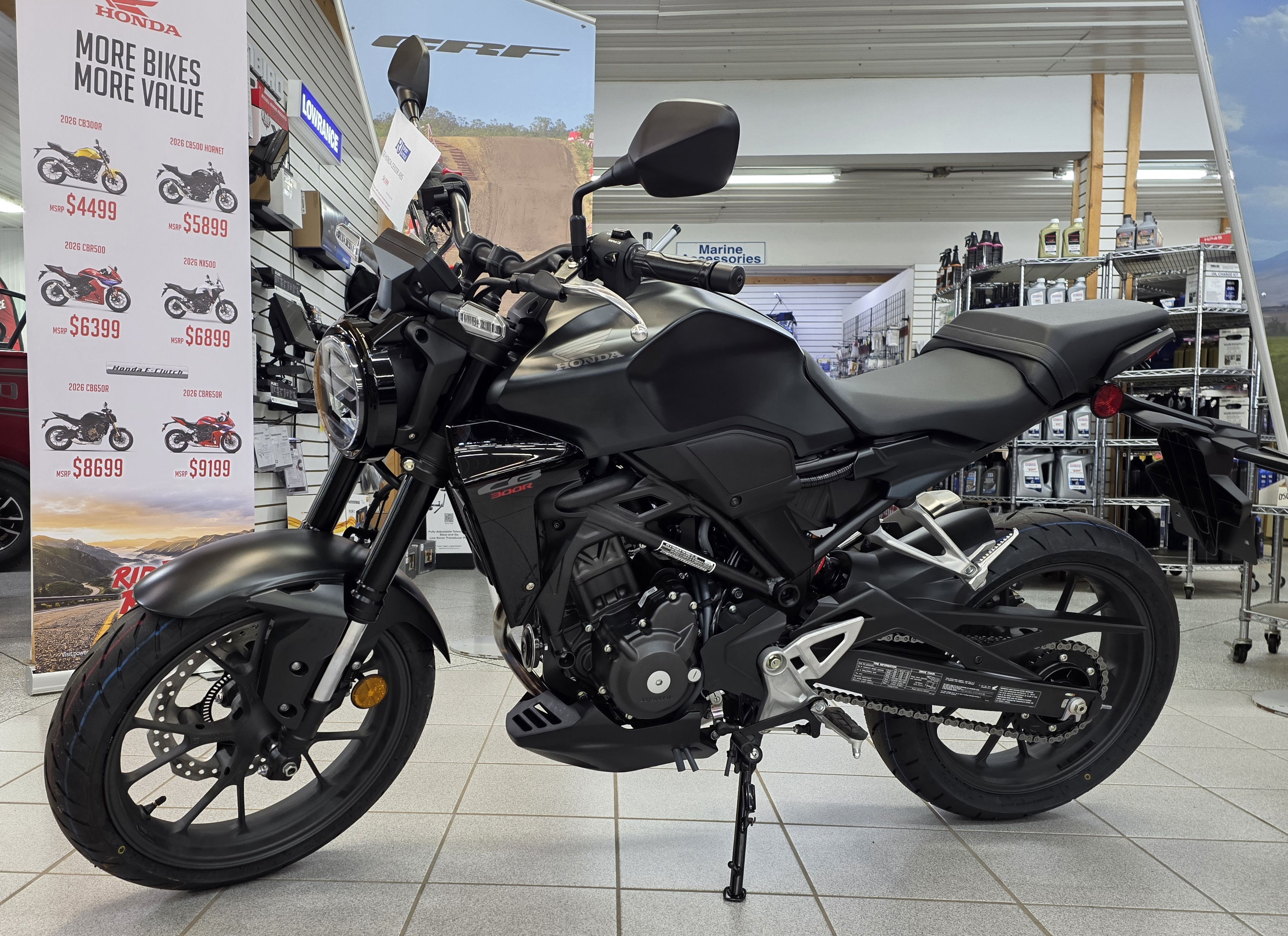2026 HONDA CB300RAT MOTORCYCLE